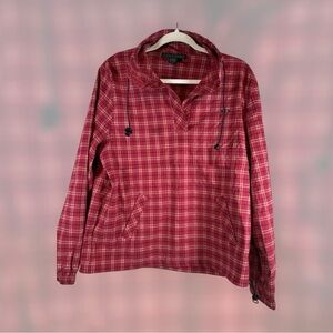 Norton McNaugton VIEW Vintage Plaid Pullover Jacket M